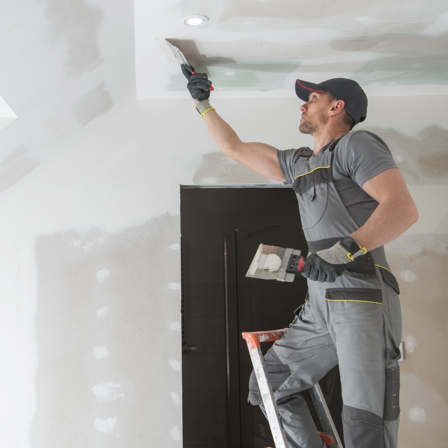 Pose de plaques de plâtre et cloisons par Alves-Isolation